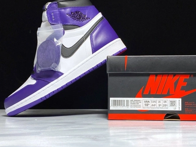 Rep TB Court Purple 1 Air High Jordan 555088-500 OG 0701